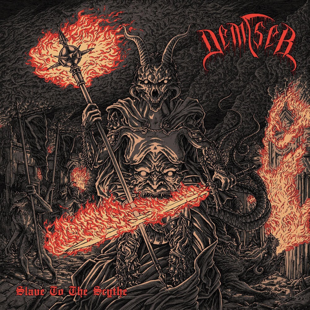 the album cover for Demiser - Slave To The Scythe
