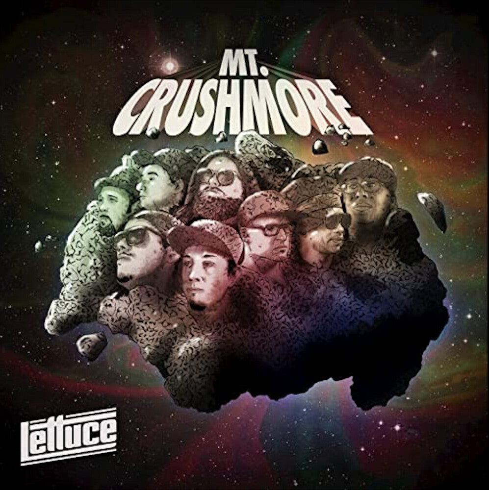the album cover for Lettuce - Mt. Crushmore