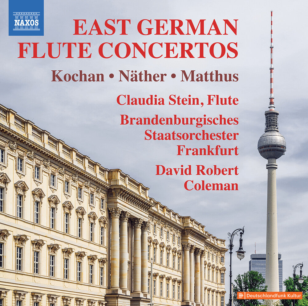 the album cover for Matthus / Nather / Stein / Coleman - East German Flute Concertos