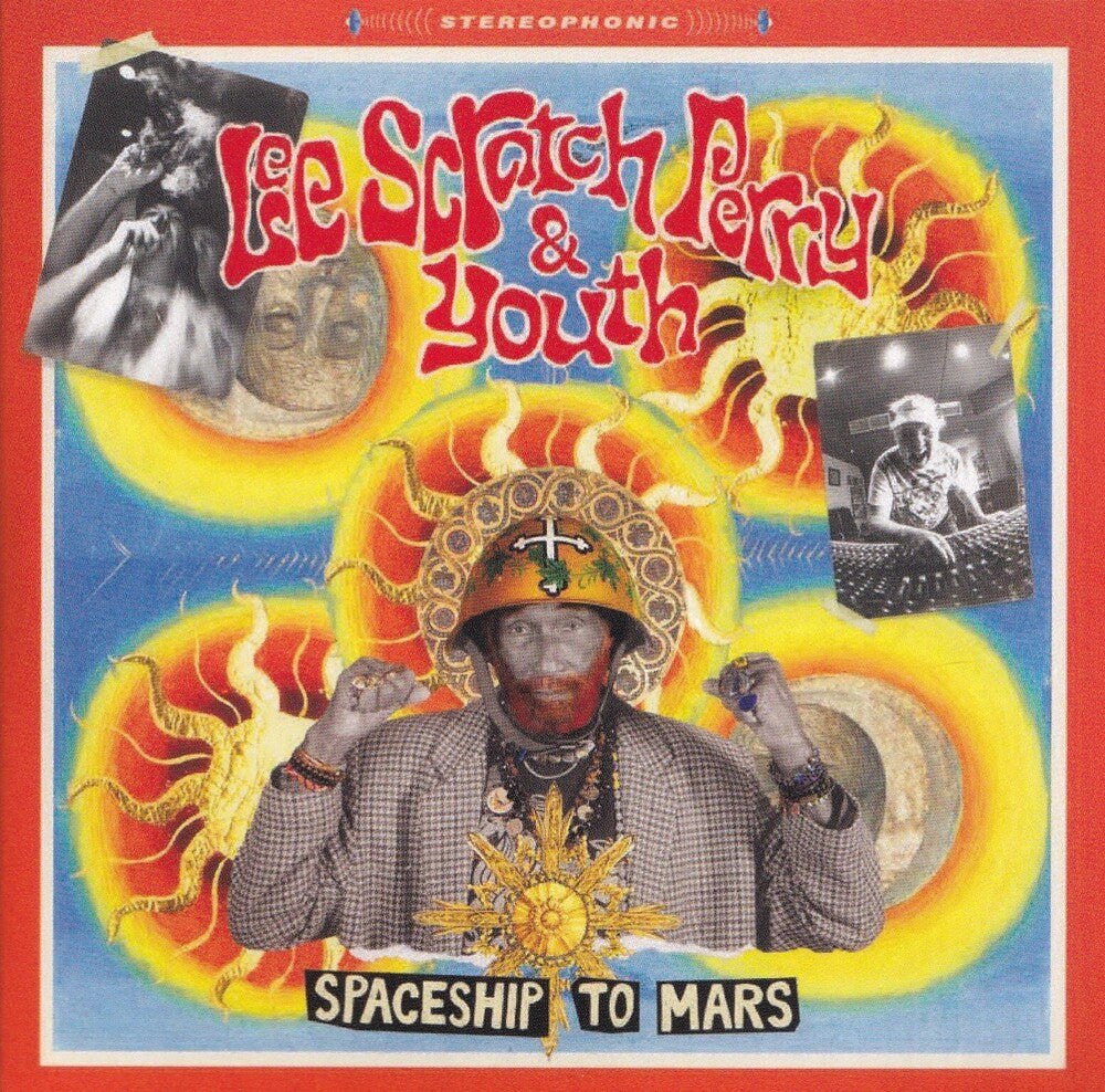 the album cover for Lee Perry Scratch & Youth - Spaceship To Mars