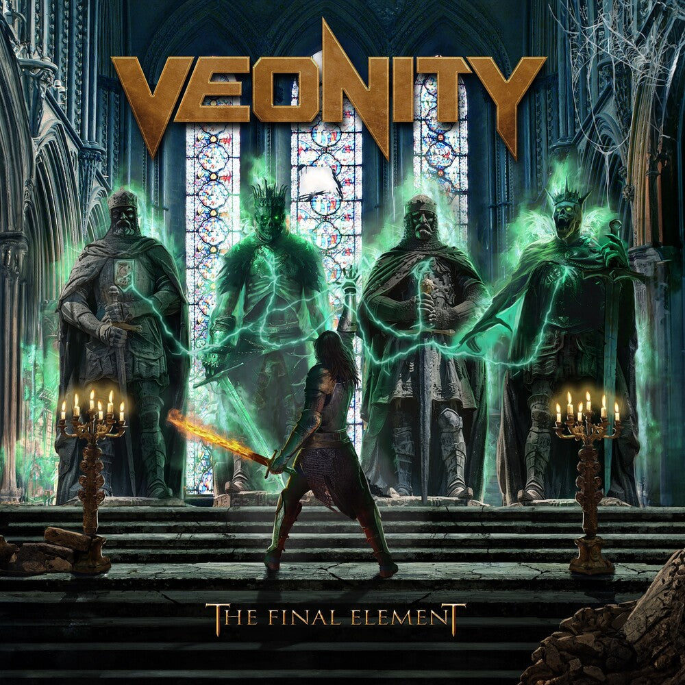 the album cover for Veonity - The Final Element