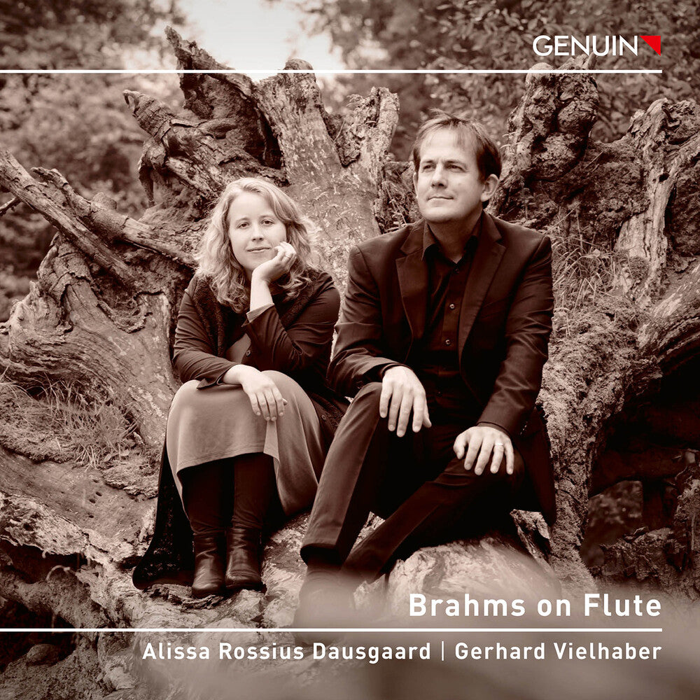 the album cover for Brahms / Dausgaard / Vielhaber - Brahms On Flute