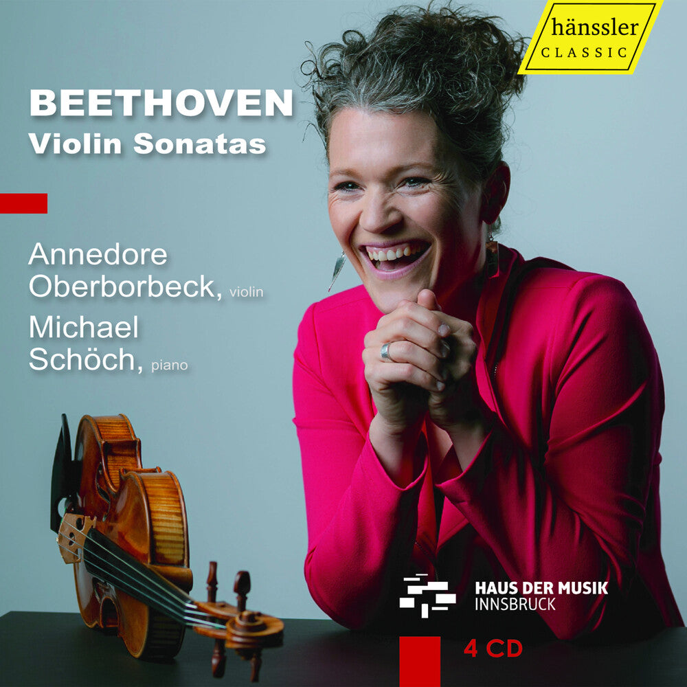 the album cover for L Beethoven .V. / Schoch / Oberborbeck - Violin Sonatas