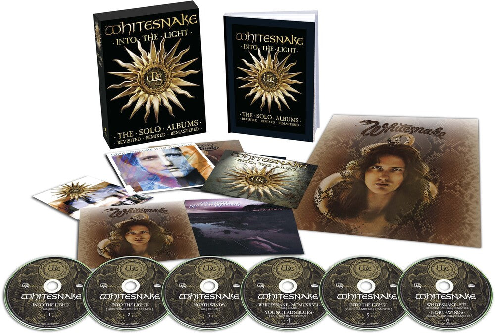 the album cover for Whitesnake - Into The Light: The Solo Albums
