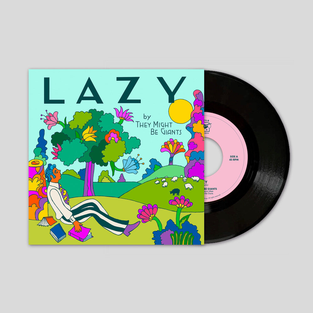 the album cover for They Might Be Giants - Lazy / Buckle Down Winsocki
