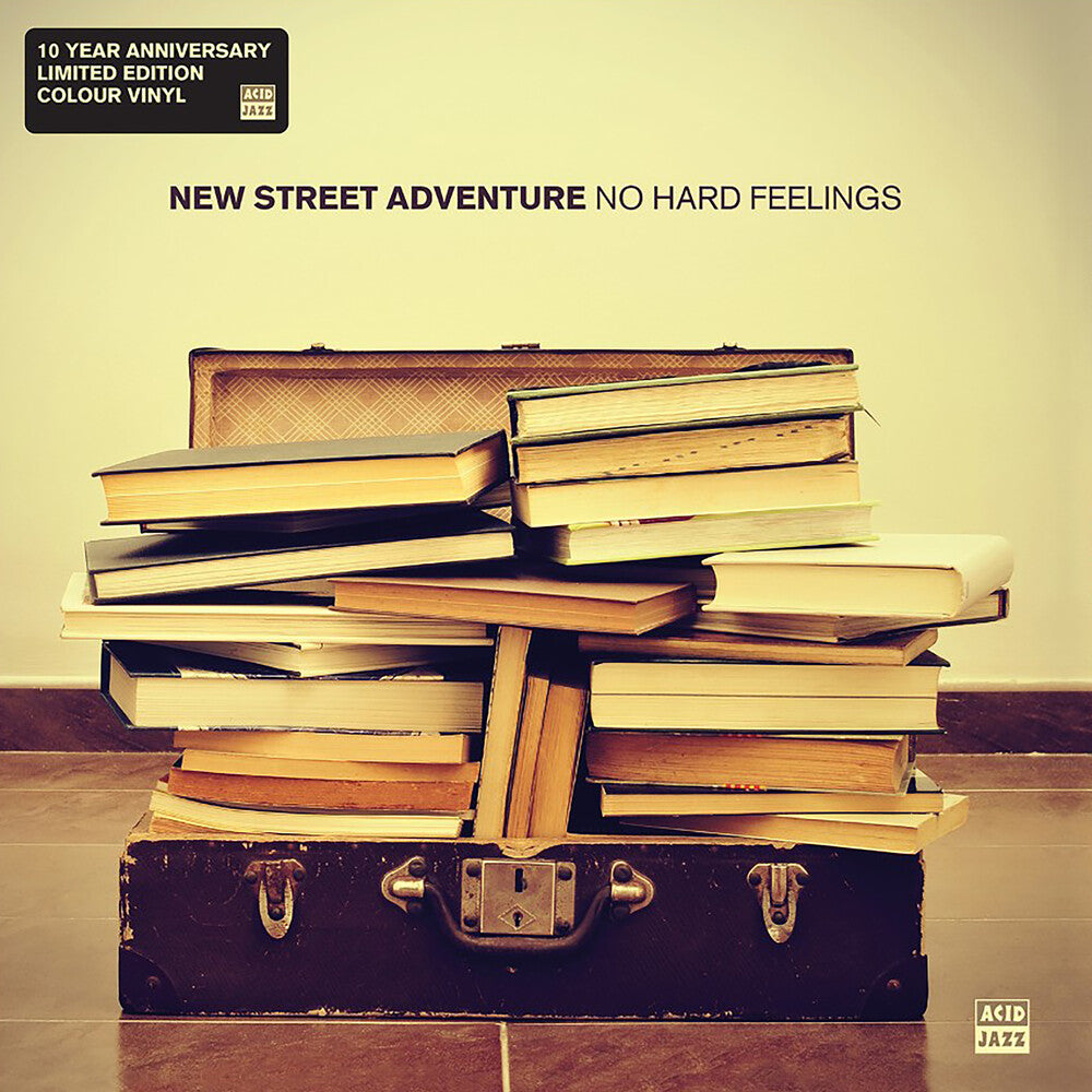 the album cover for New Street Adventure - No Hard Feelings (Aniv)