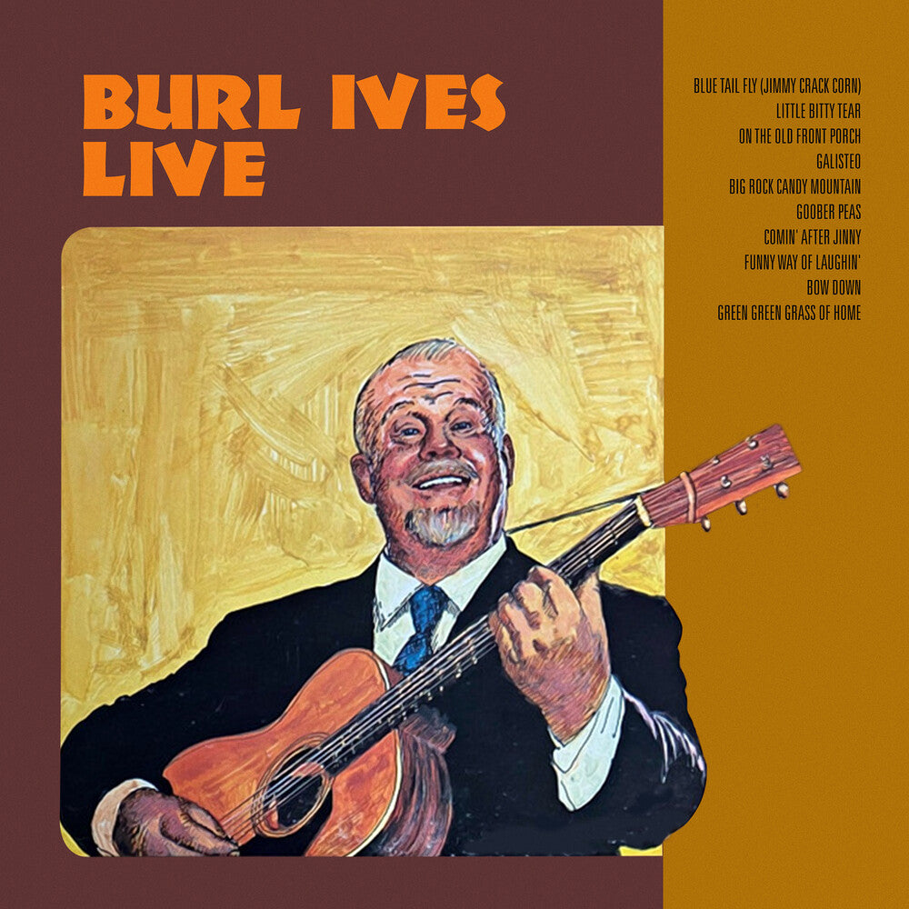 the album cover for Unknown Artist - Burl Ives Live