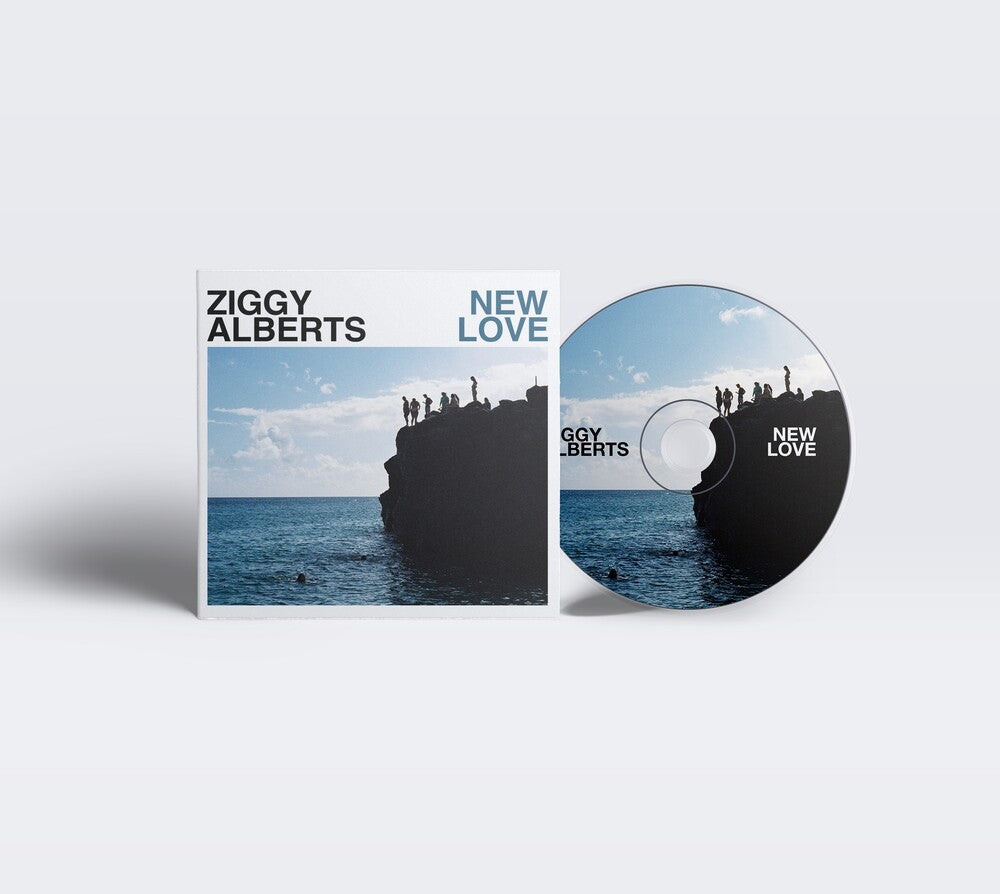 the album cover for Ziggy Alberts - New Love