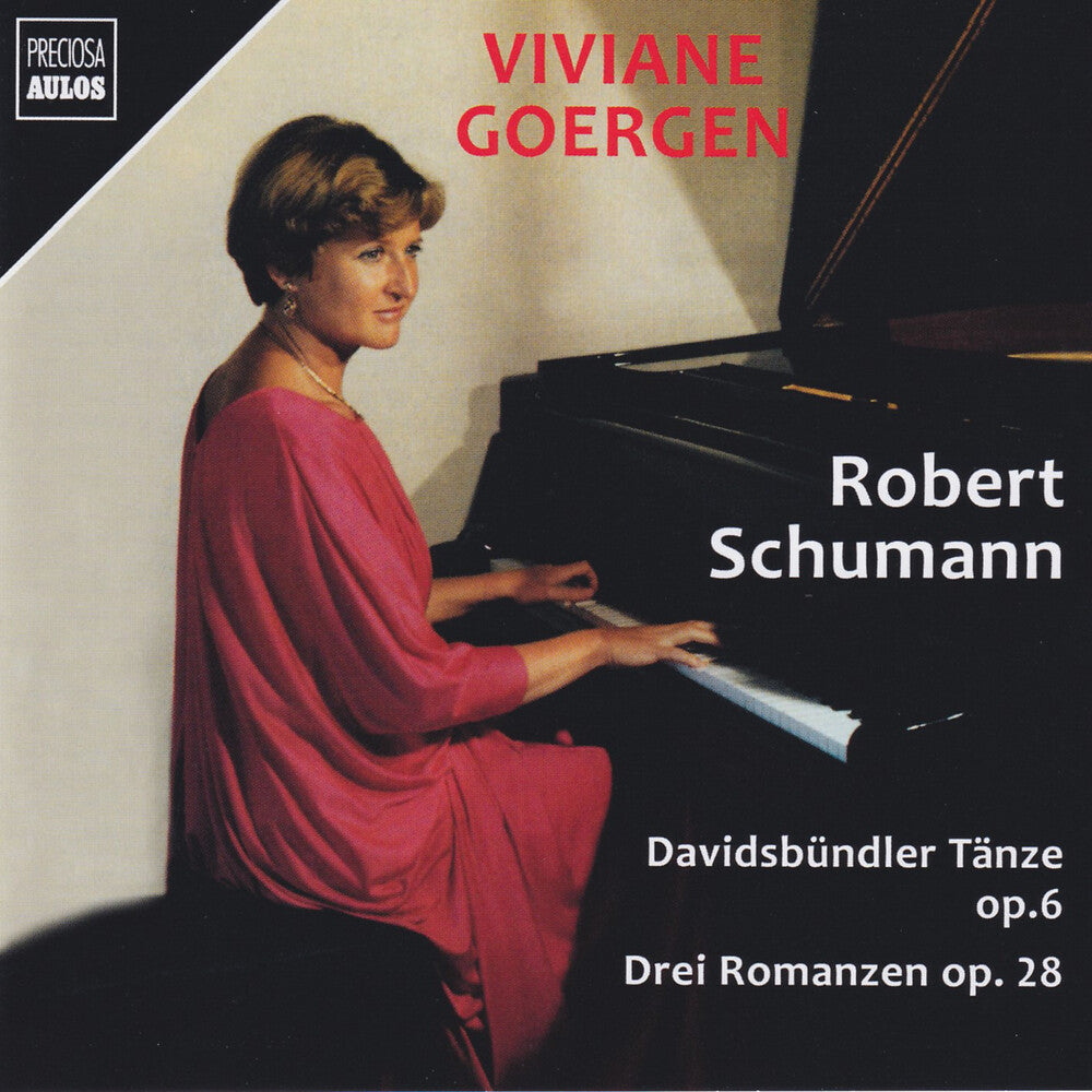the album cover for Schumann / Goergen - Davidsbundler Tanze Drei Romanzen