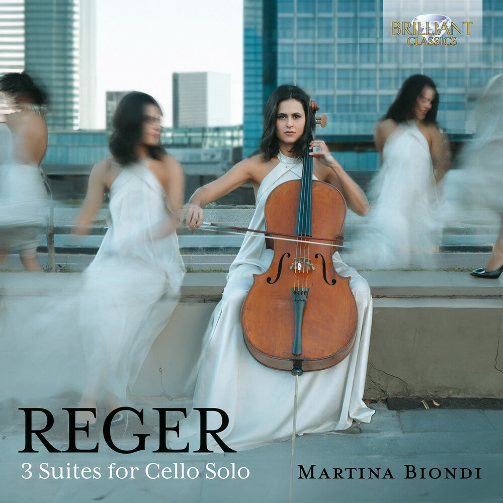 the album cover for Reger / Biondi - 3 Suites For Cello Solo Op. 131c