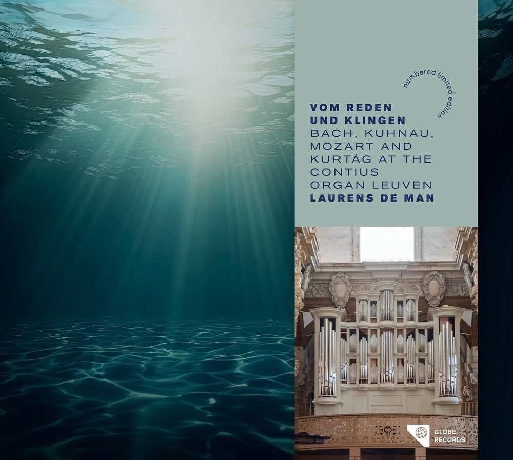 the album cover for J Bach .S. / Kuhnau,Johann / Laurens De Man - Vom Reden Und Klingen - Bach, Kuhnau Mozart