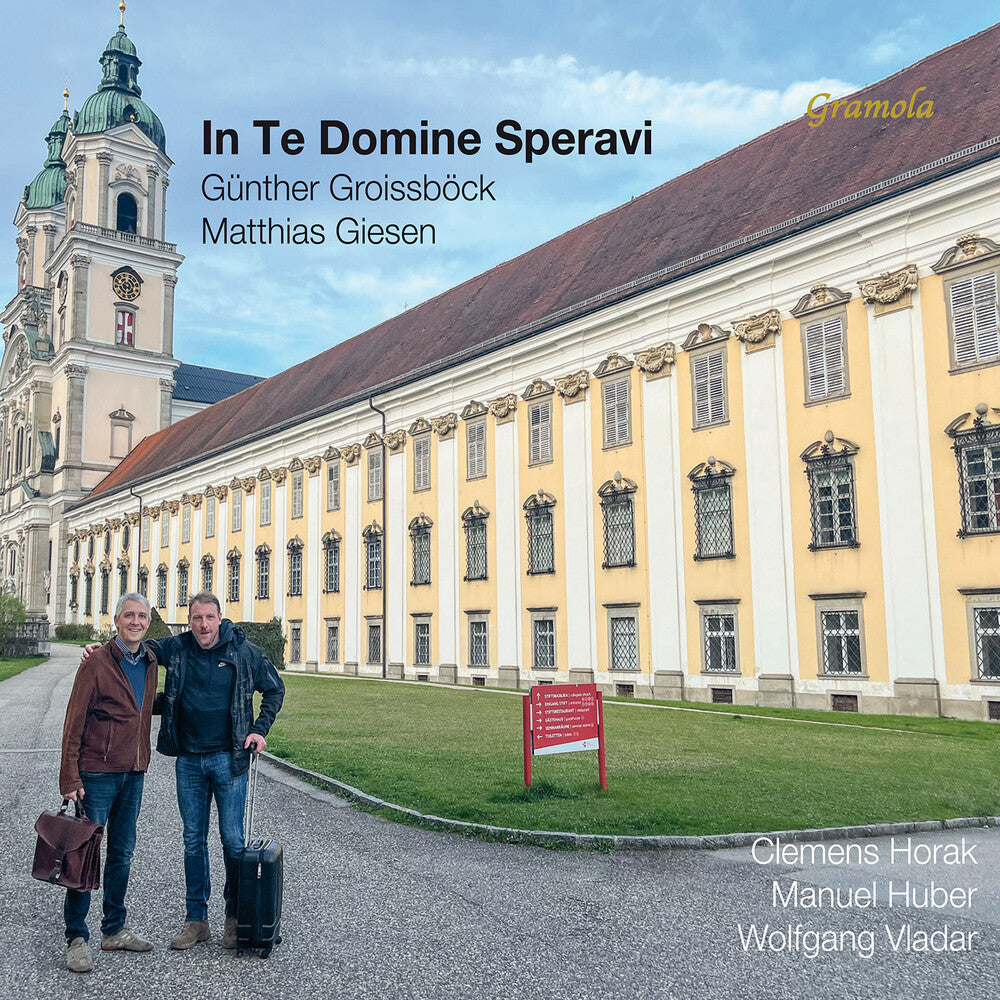 the album cover for Bach, J.S. / Brahms / Groissbock - In Te Domine Speravi