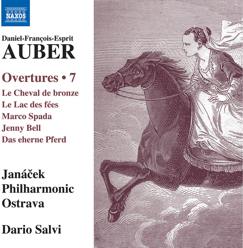the album cover for Auber / Salvi / Janacek Philharmonic Ostrava - Overtures Vol. 7