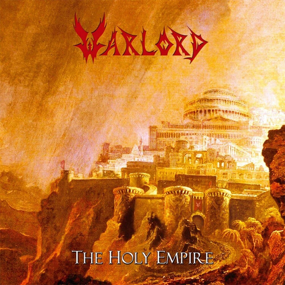 the album cover for Warlord - Holy Empire (Slip)