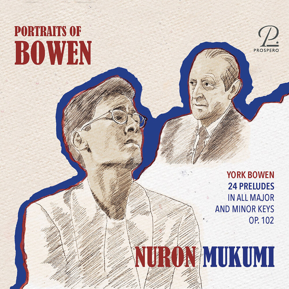 the album cover for Bowen / Mukumi - Piano Works