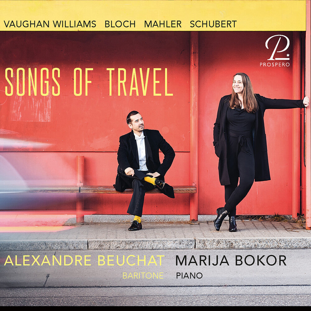 the album cover for Schubert / Williams / Beuchat - Songs Of Travel