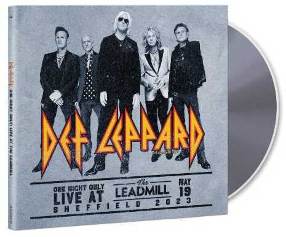 the album cover for Def Leppard - One Night Only: Live At The Leadmill, Sheffield