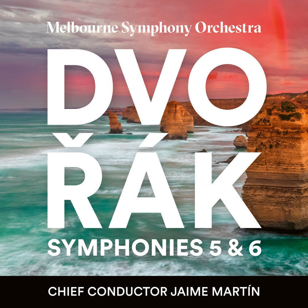 the album cover for Melbourne Symphony Orchestra - Dvorak: Symphonies Nos 5 & 6