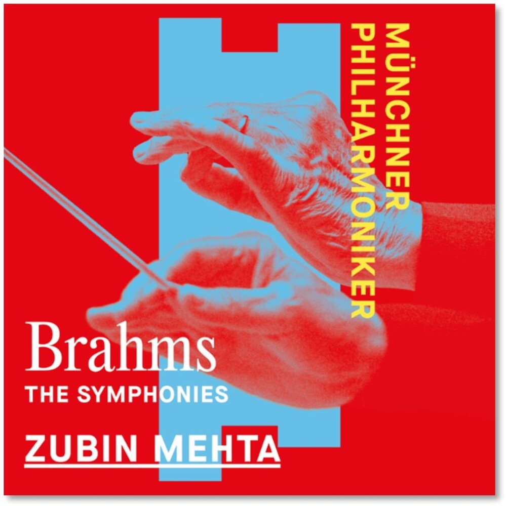 the album cover for Munchner Philharmoniker - Brahms: Symphonies 1 - 4