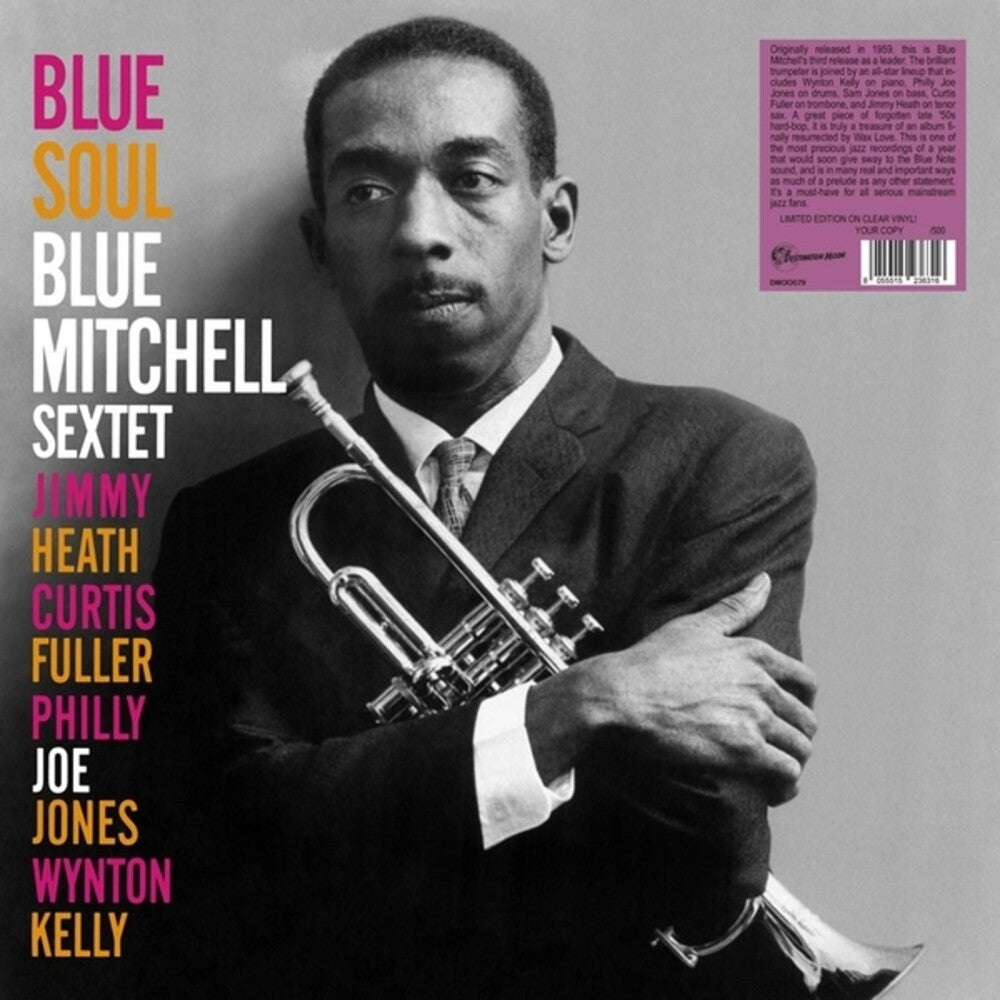 the album cover for Mitchell, Blue Sextet - Blue Soul - Limited Clear Vinyl
