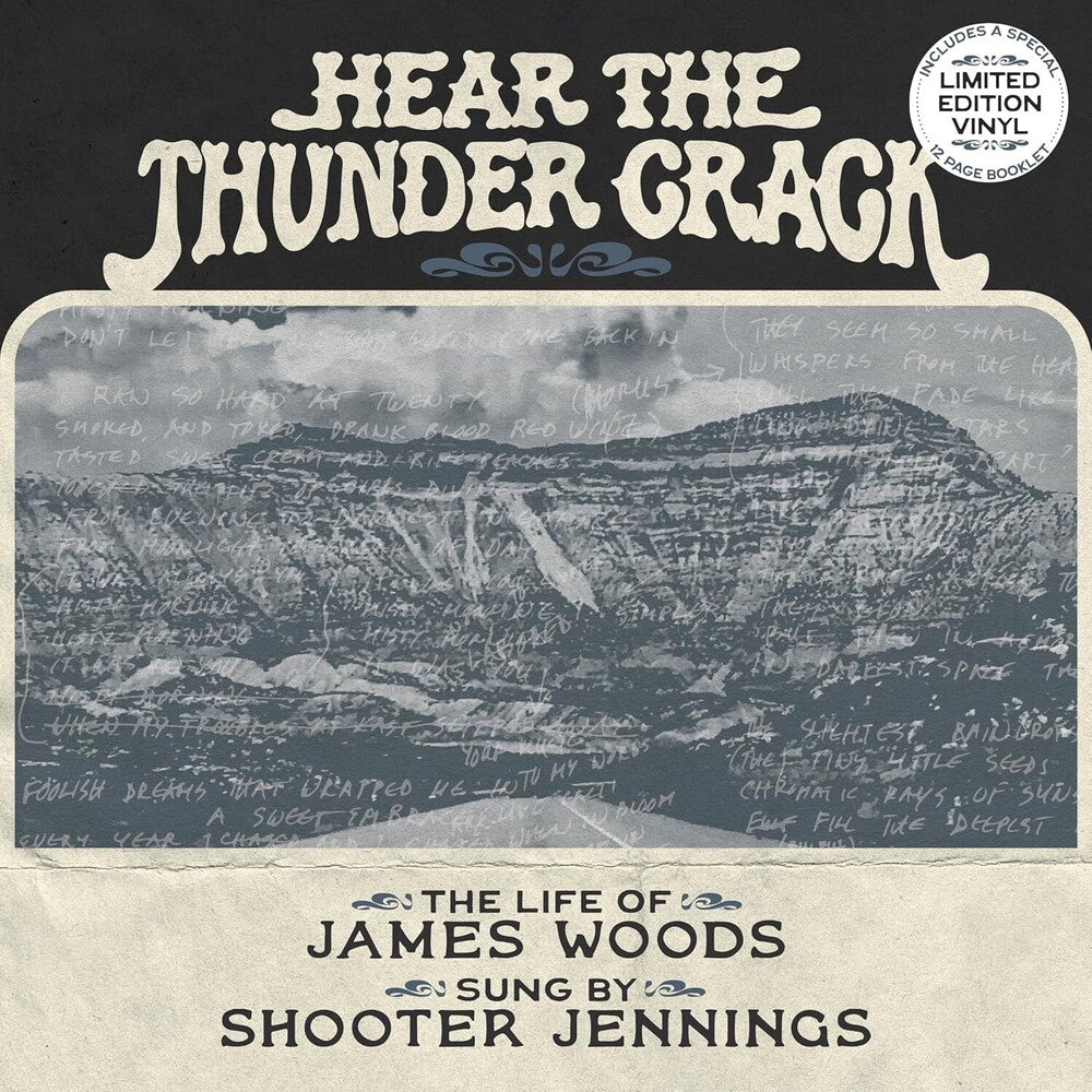 the album cover for James Woods / Shooter Jennings - Hear The Thunder Crack