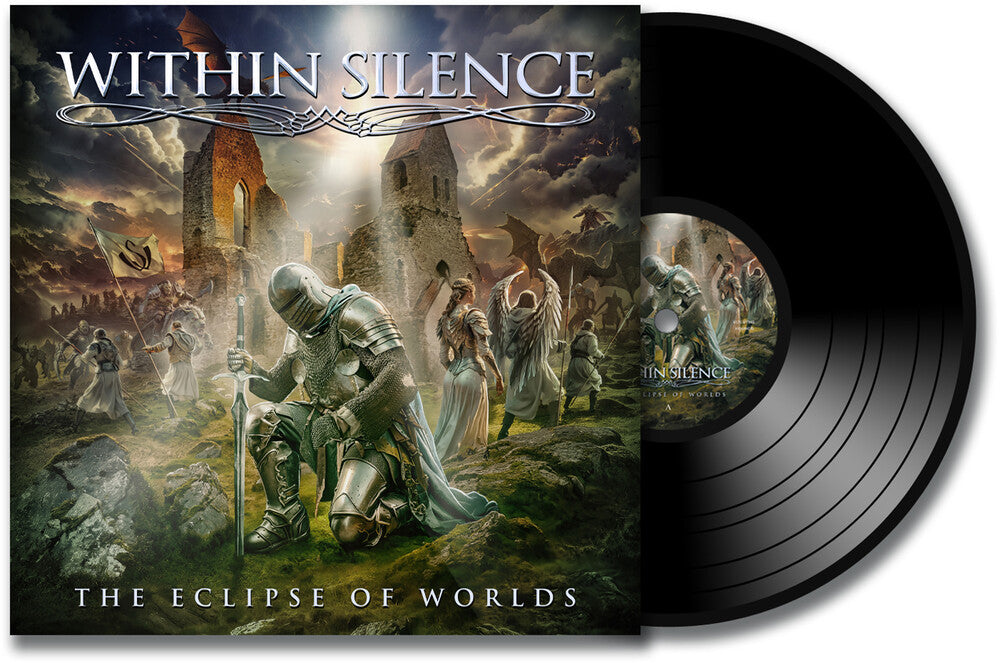 the album cover for Within Silence - The Eclipse of Worlds