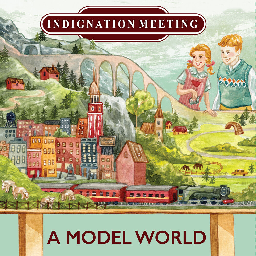 the album cover for Indignation Meeting - Model World