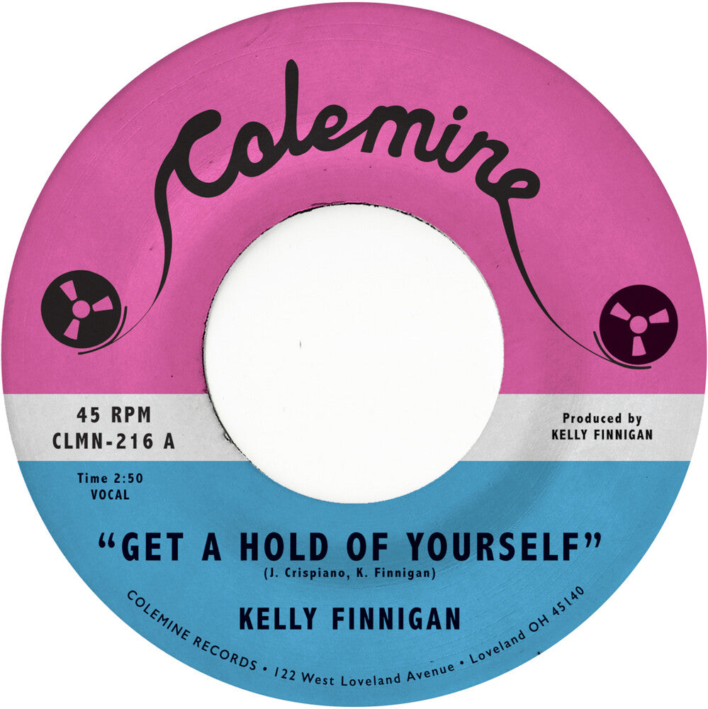 the album cover for Kelly Finnigan - Get A Hold Of Yourself / It Hurst Me So Much (Gry)