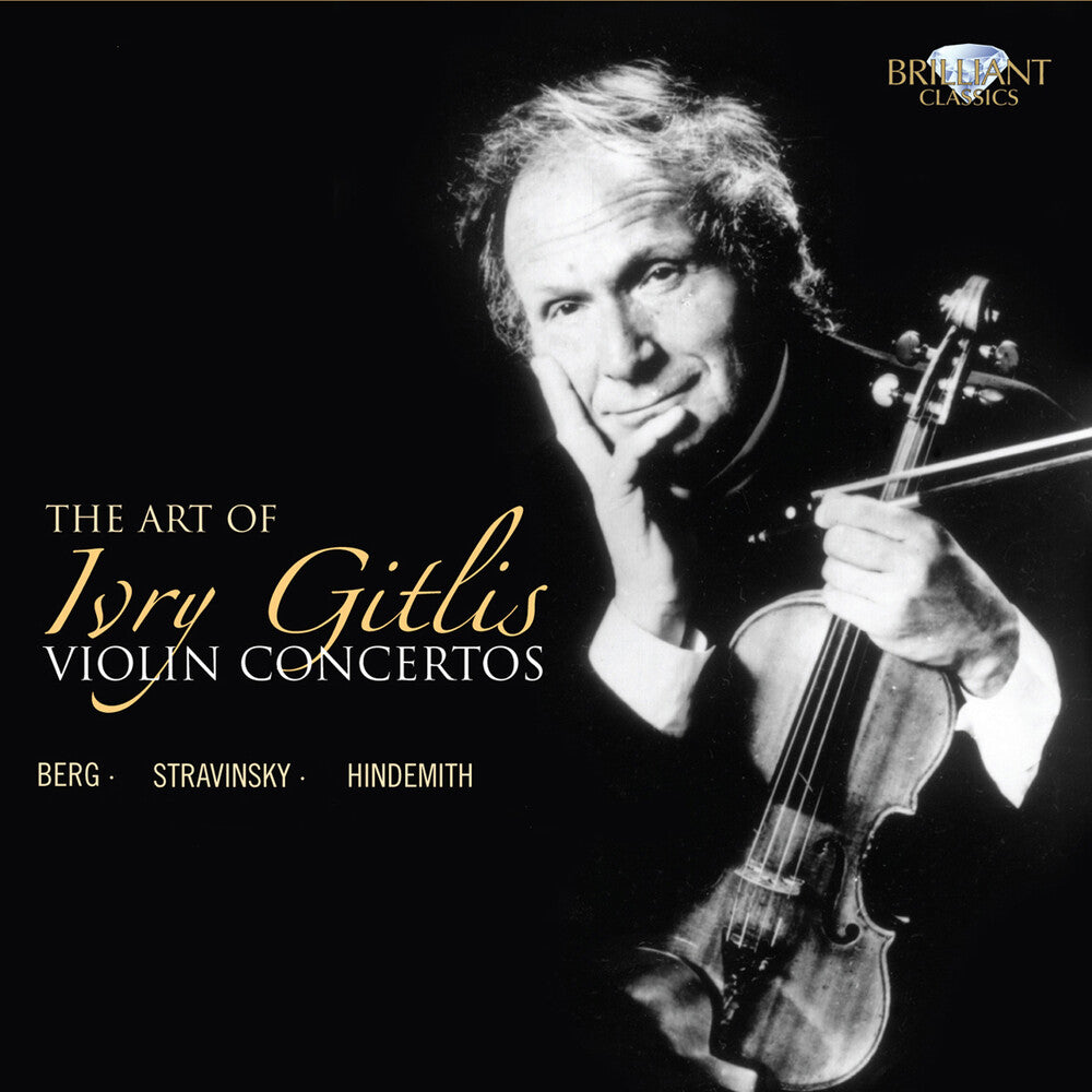 the album cover for Ivry Gitlis - The Art Of Ivry Gitlis, Violin Concertos