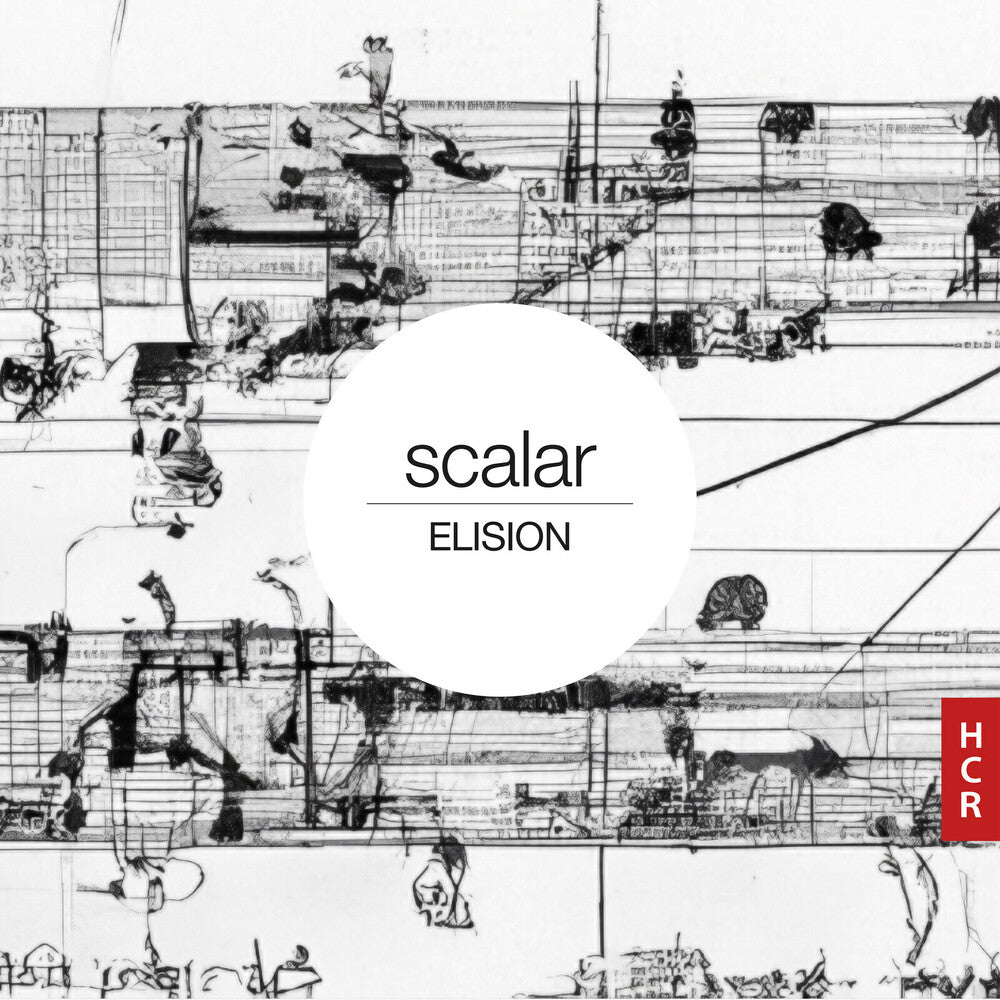 the album cover for Elision Ensemble - Scalar