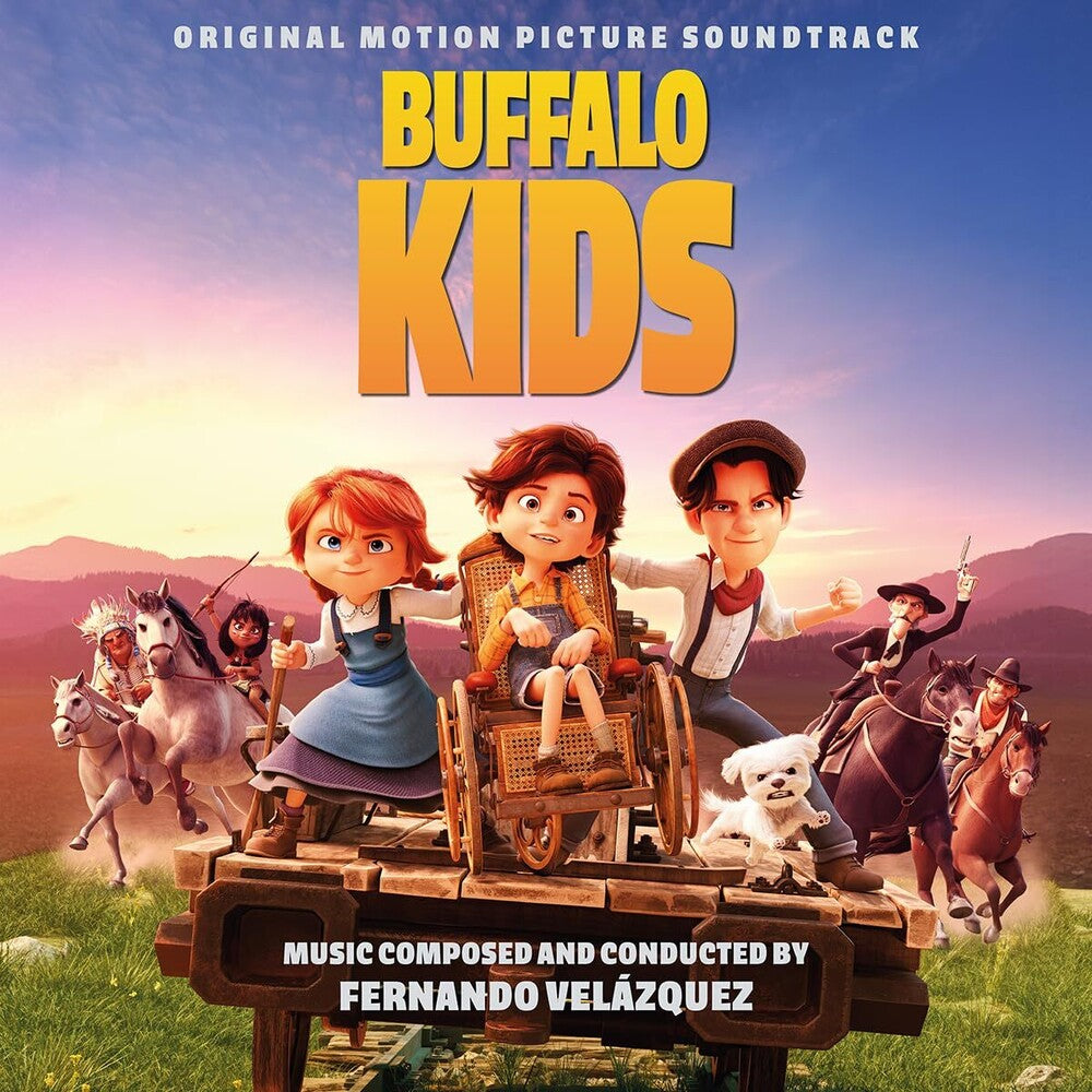 the album cover for Velazquez, Fernando - Buffalo Kids