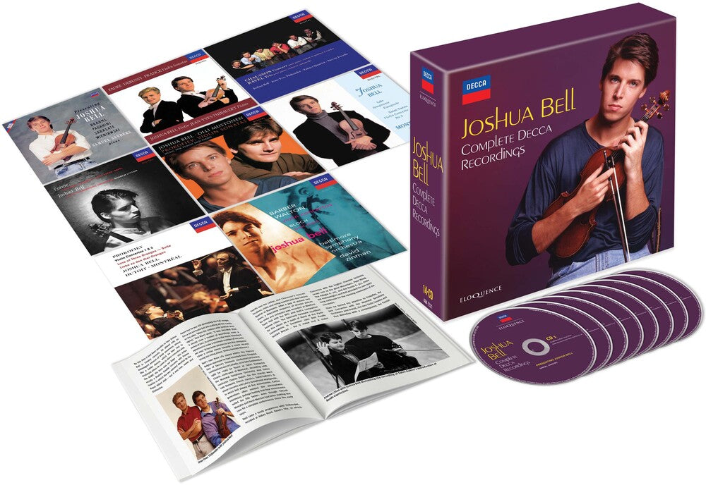 the album cover for Joshua Bell - Complete Decca Recordings (Box) (Aus)