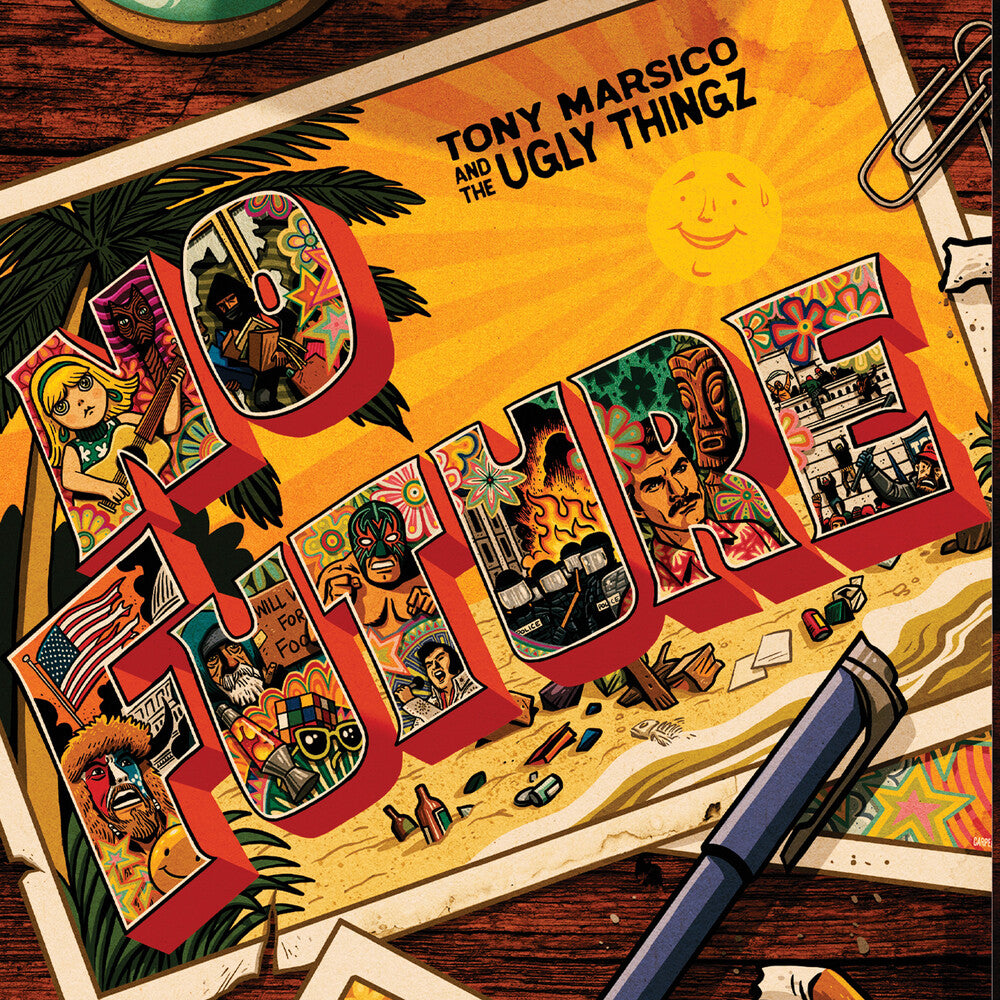 the album cover for Tony Marsico & The Ugly Thingz - No Future