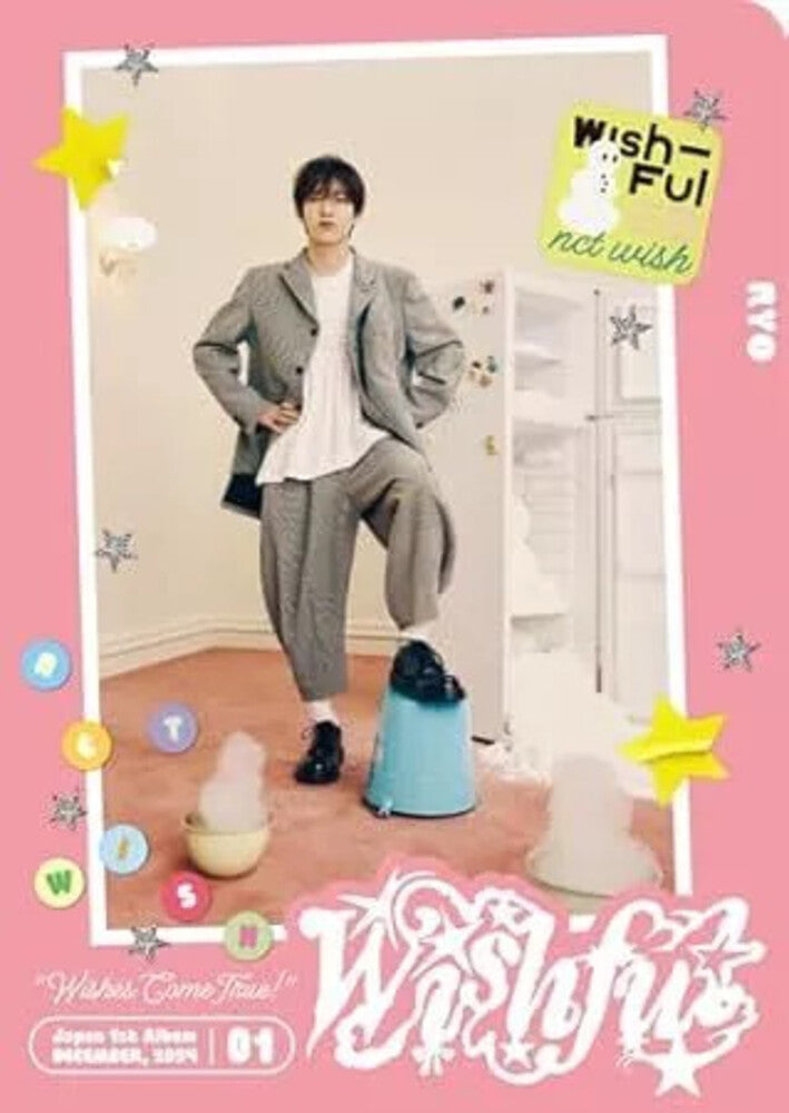 the album cover for Nct Wish - Wishful - Ryo Version - incl. Postcard, Sticker + Trading Card