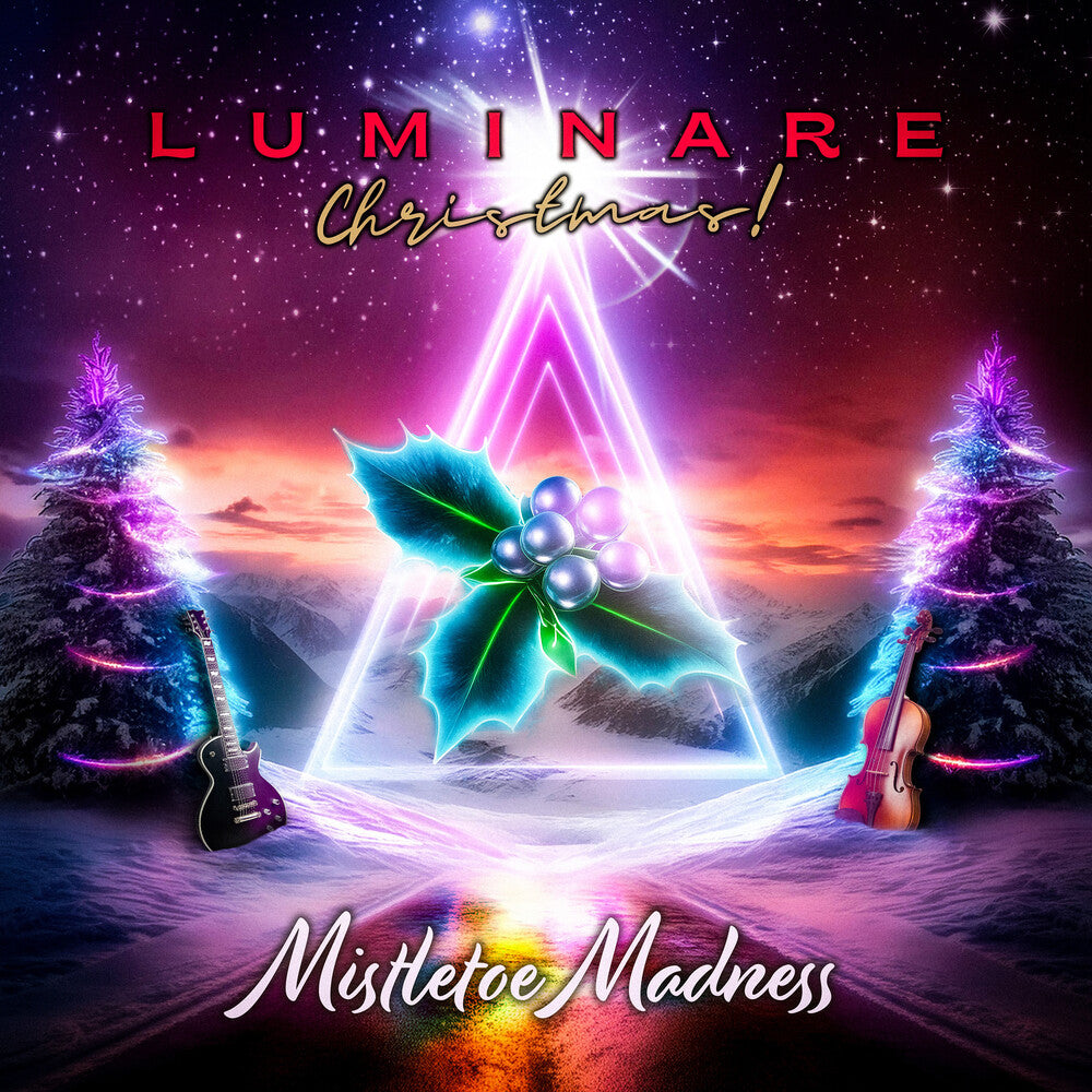 the album cover for Luminare Christmas - Mistletoe Madness - Red Colored Vinyl