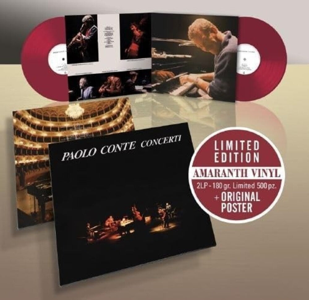 the album cover for Paolo Conte - Concerti (Ita)