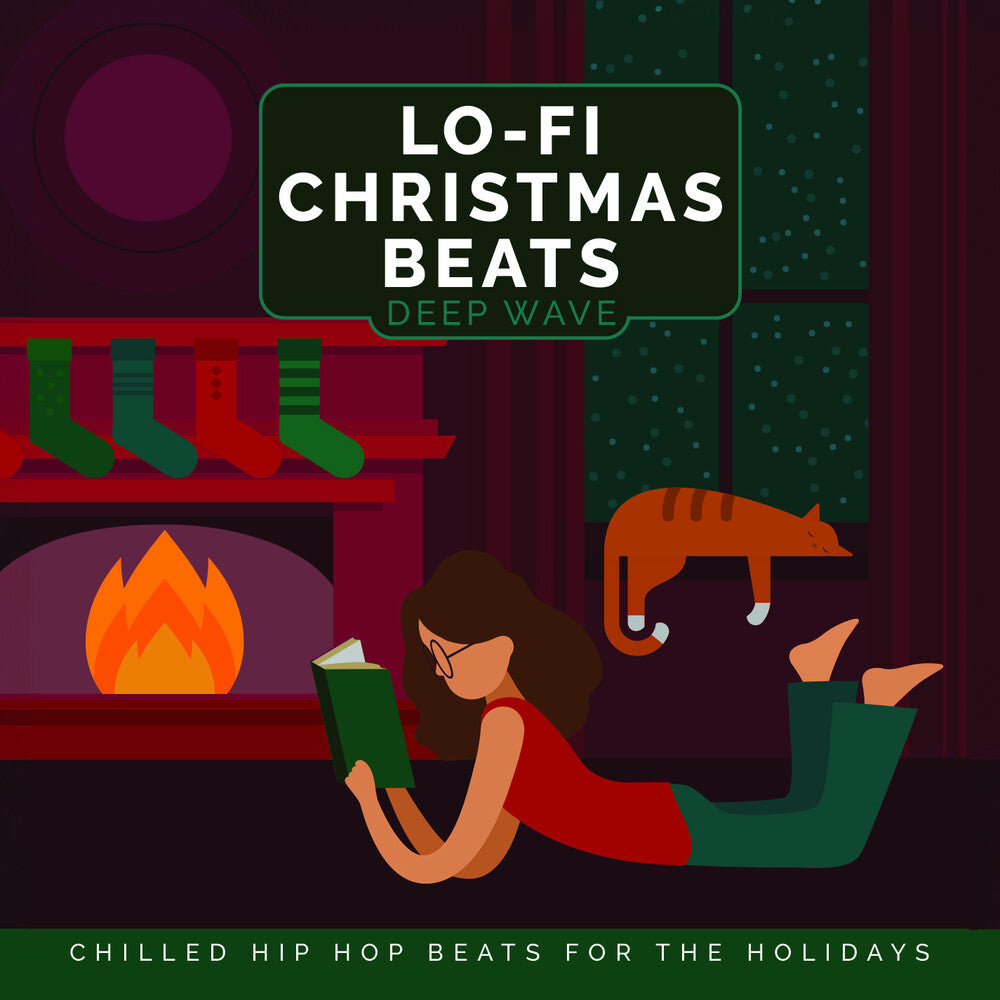 the album cover for Deep Wave - LO-FI Christmas Beats