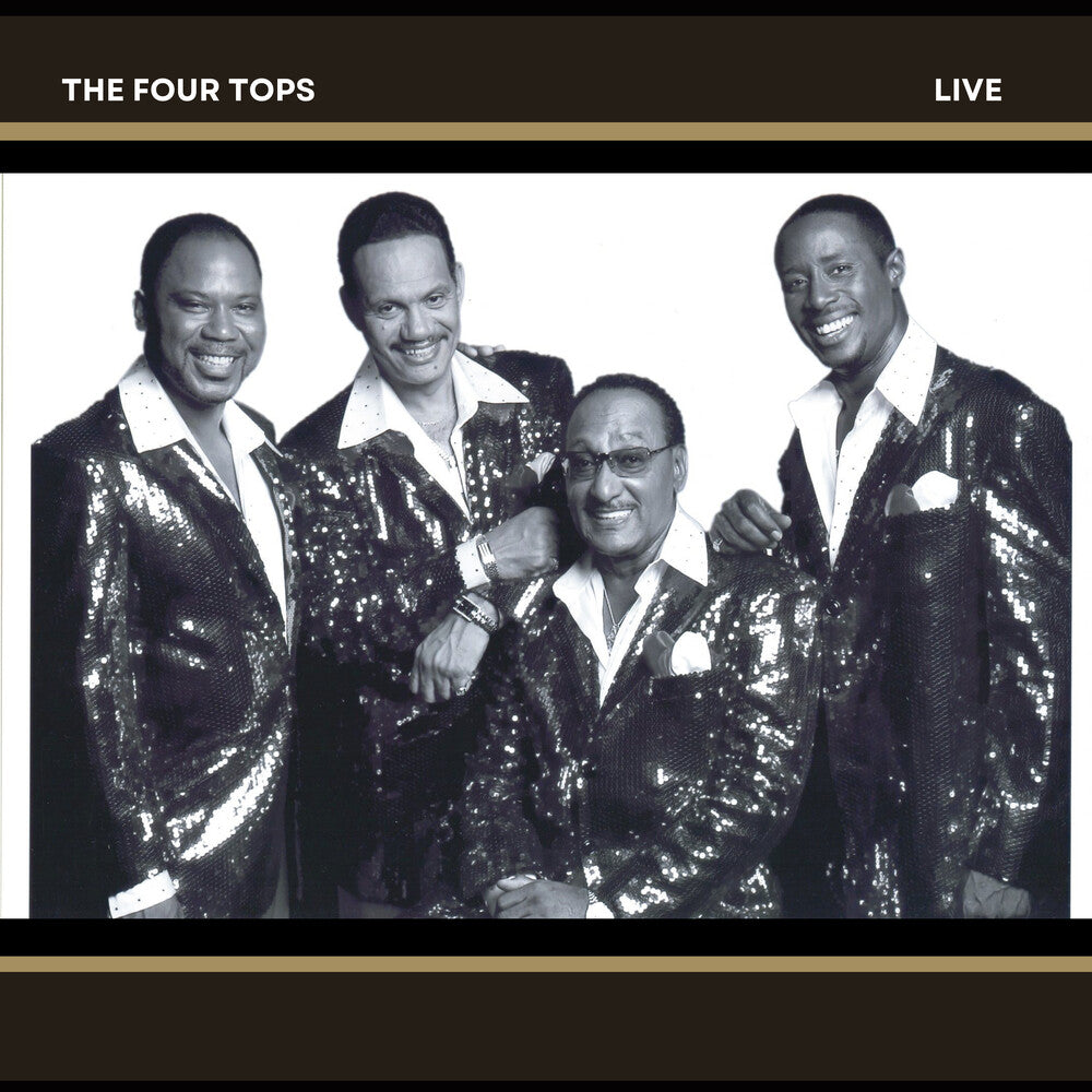 the album cover for Four Tops - Four Tops Live! (Mod)