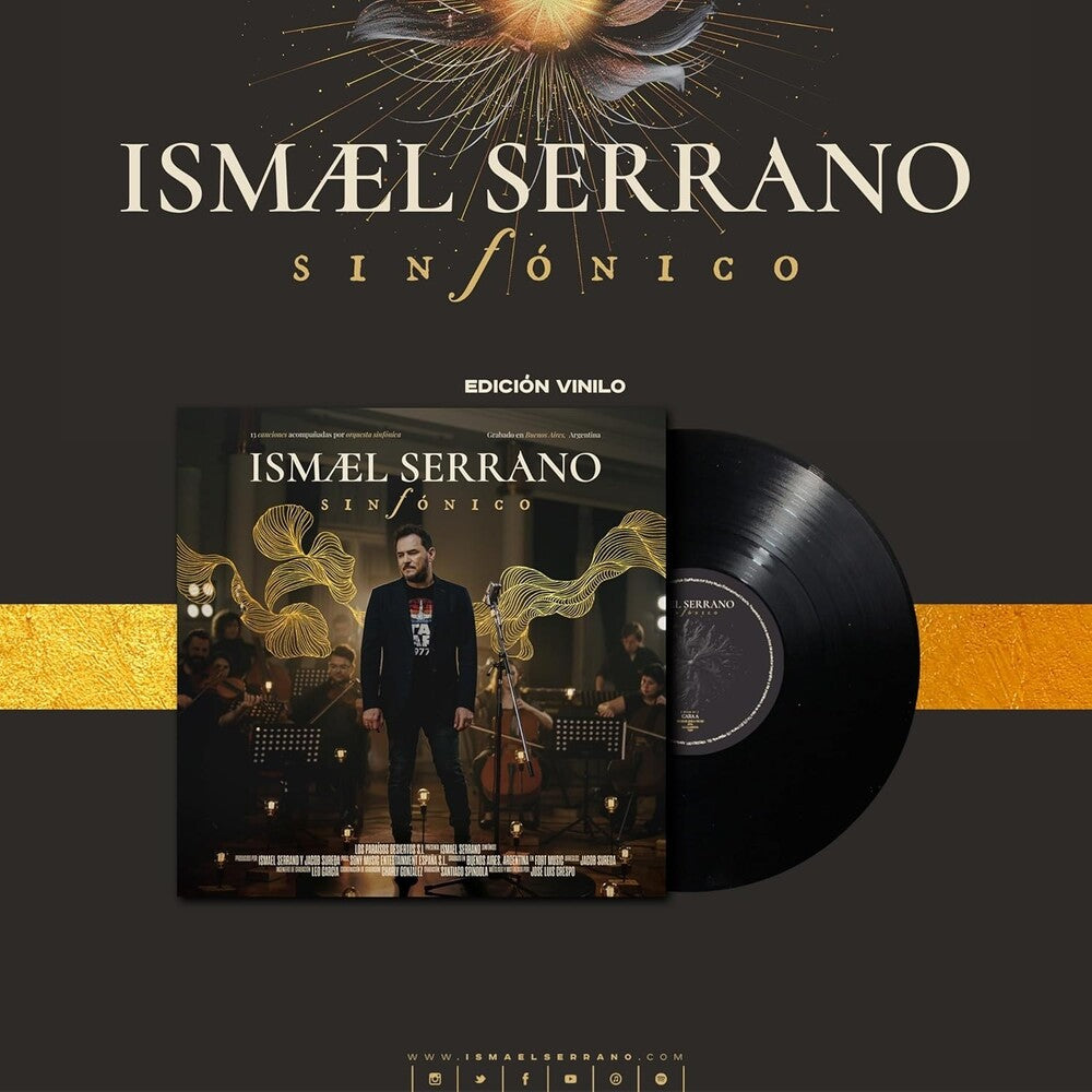 the album cover for Ismael Serrano - Ismael Serrano: Sinfonico (Spa)