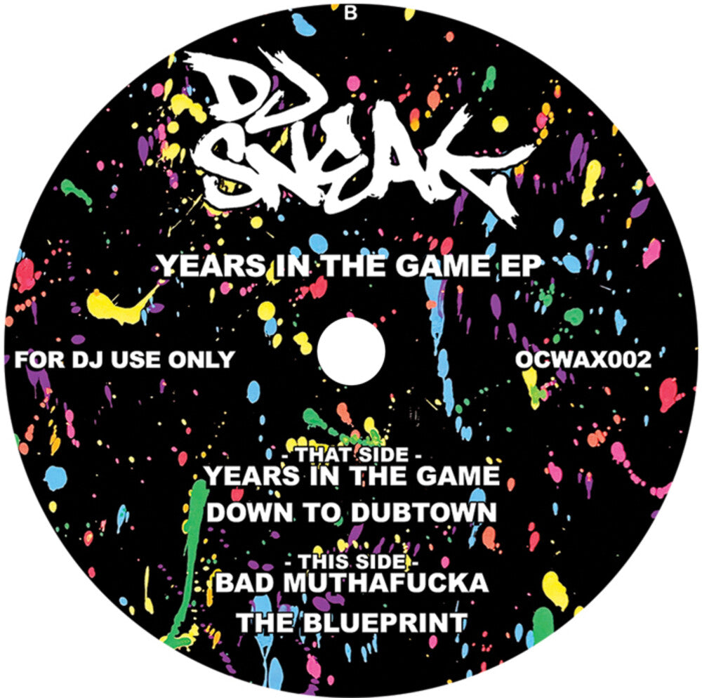 the album cover for Dj Sneak - Years In The Game