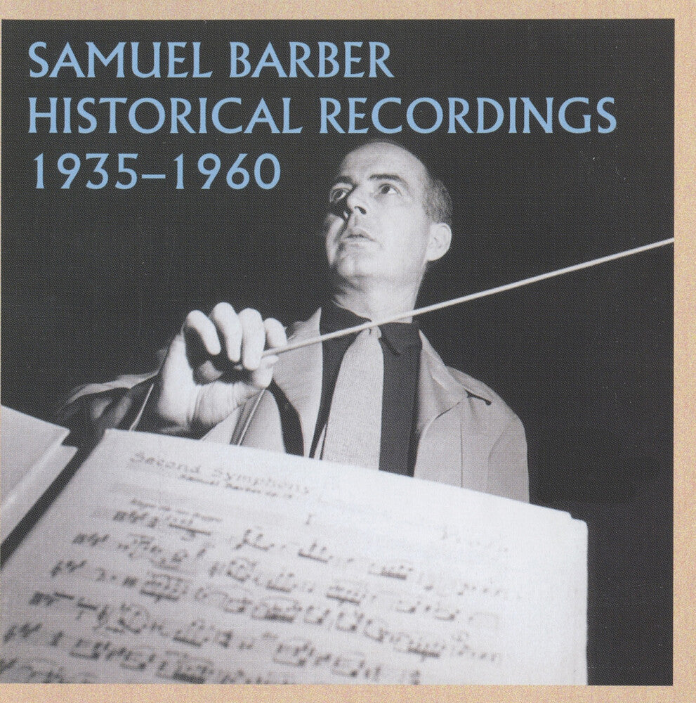 the album cover for S Barber - Historical Recordings