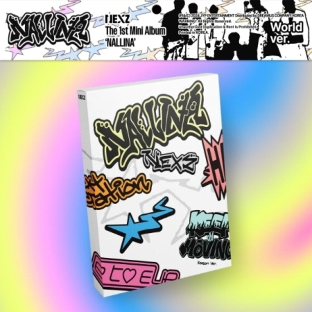 the album cover for Nexz - Nallina - World Version (W/Book) (Post) (Stic)