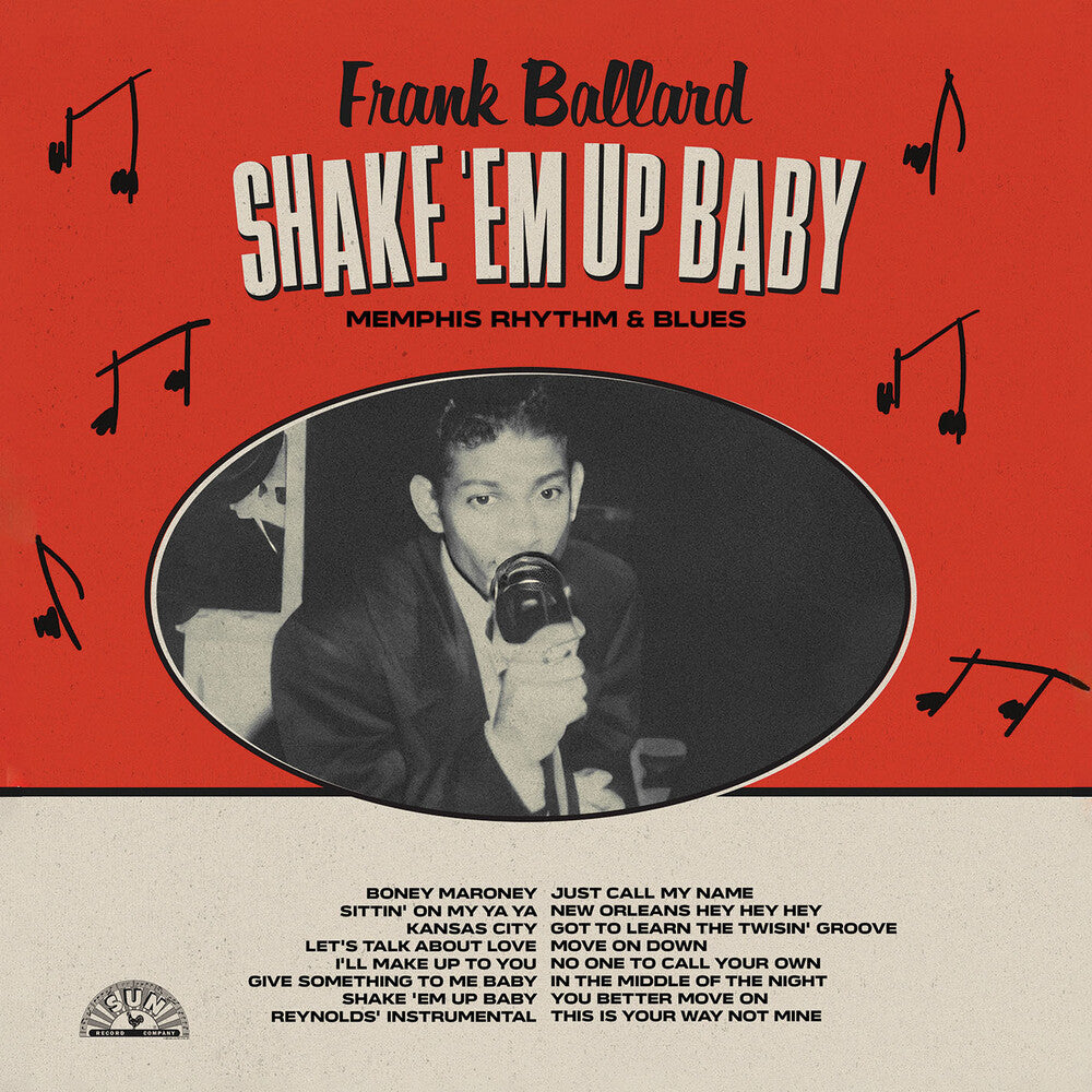 the album cover for Frank Ballard - Shake 'em Up Baby: Memphis Rhythm & Blues (Mod)