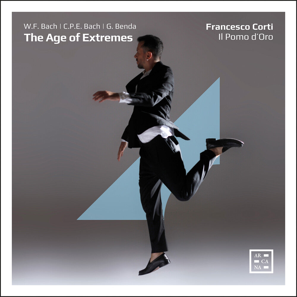 the album cover for C Bach .P.E. / Benda / Corti / Il Pomo D'oro - Age Of Extremes
