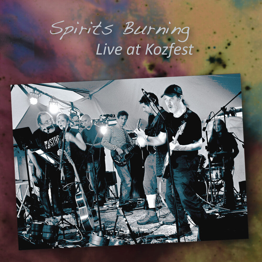the album cover for Spirits Burning - Live At Kozfest