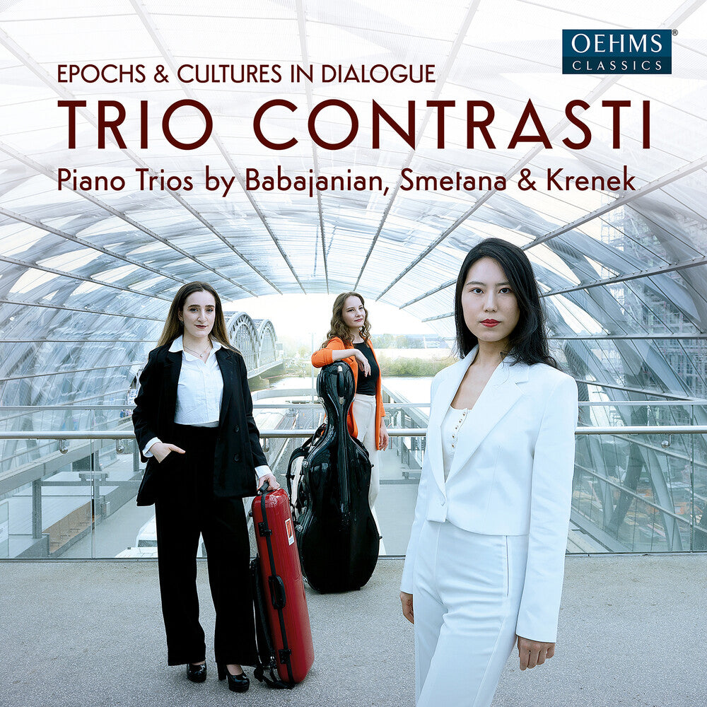 the album cover for Babadjanian / Smetana / Trio Contrasti - Epochs & Cultures in Dialogue