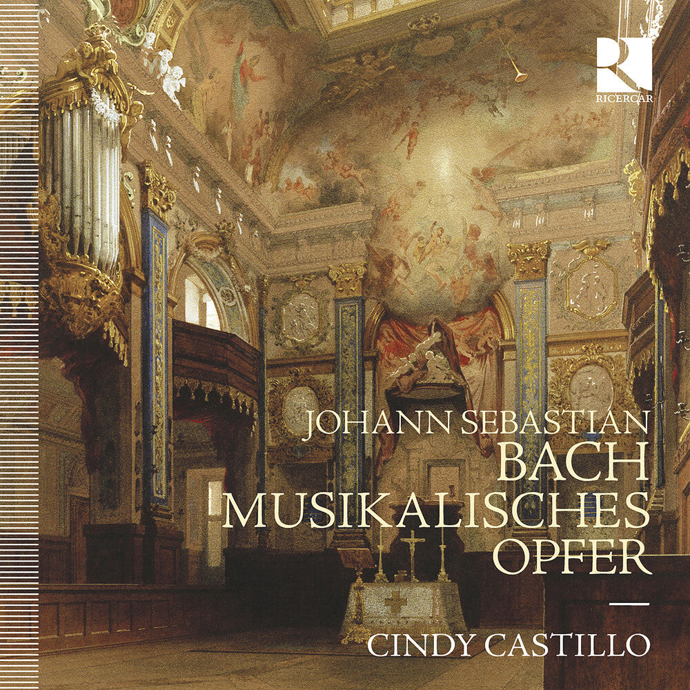 the album cover for J Bach .S. / Castillo - Musikalisches Opfer