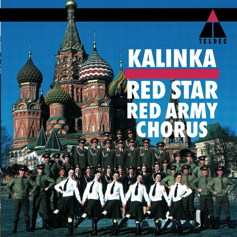 the album cover for Red Star Red Army Chorus - Kalinka