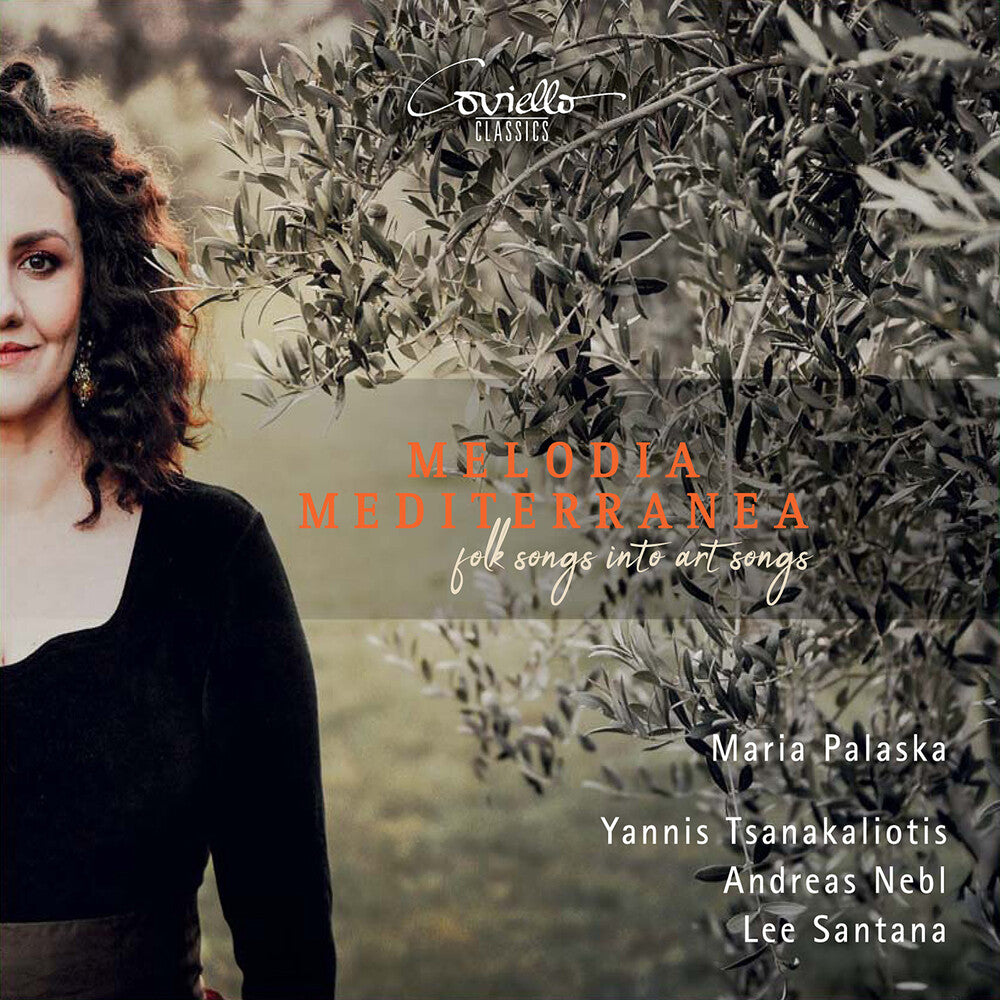 the album cover for Konstantinidis / Marx / Palaska - Melodia Mediterranea - Folk Songs Into Art Songs