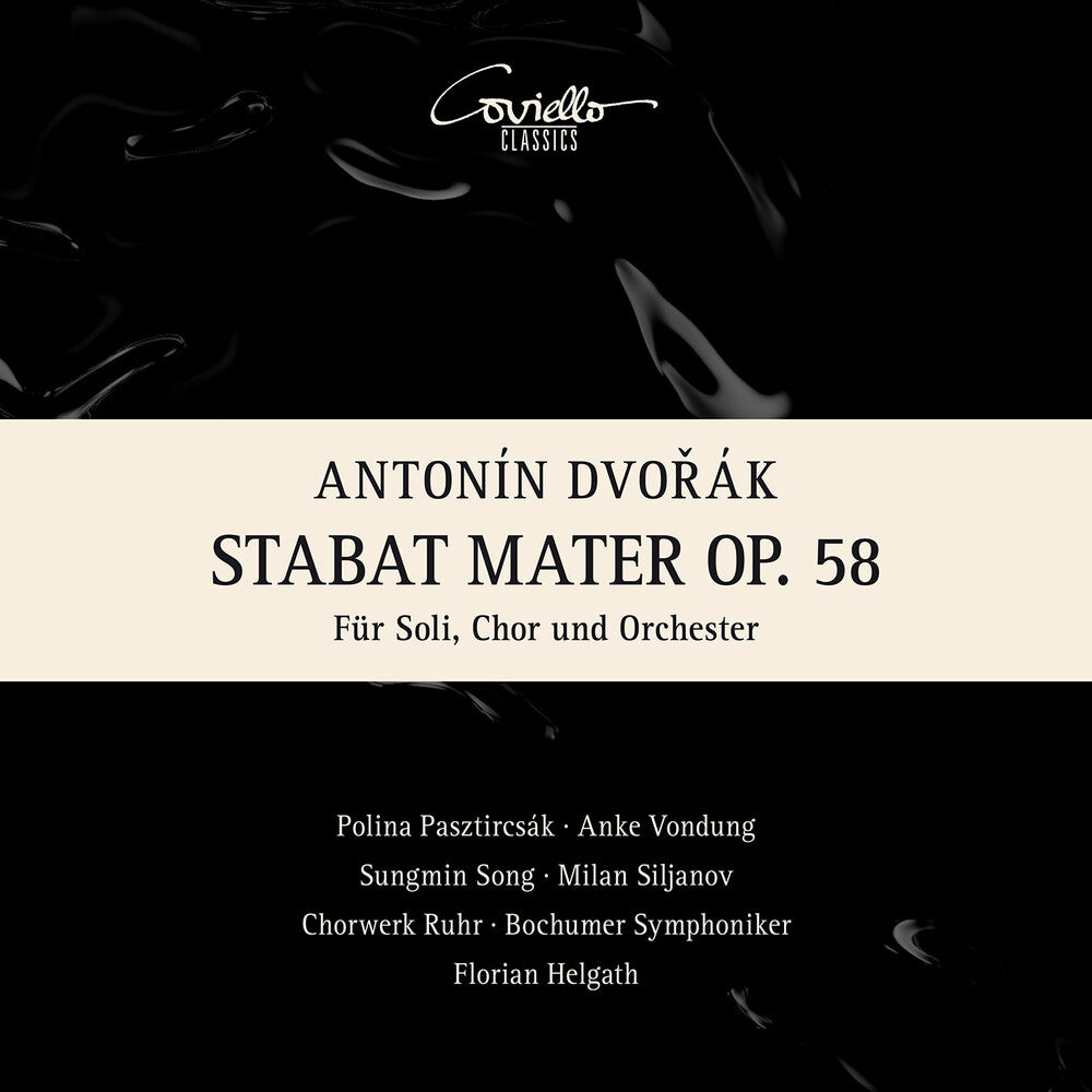 the album cover for Dvorak / Pastirchak / Vondung - Stabat Mater Op. 58